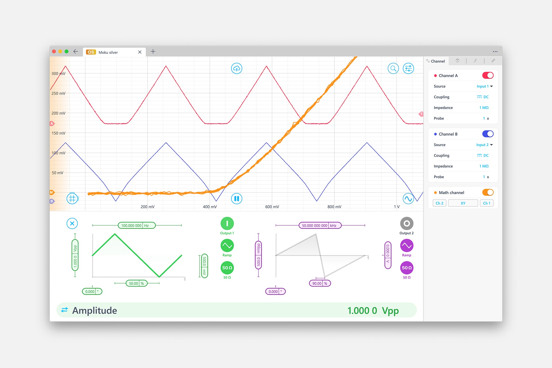 I-V curve tracing with Moku:Go