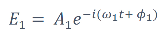PPD and EPD are the power and electric field at the detector. E1 and E2 are the fields of the output of the respective lasers and are given by: