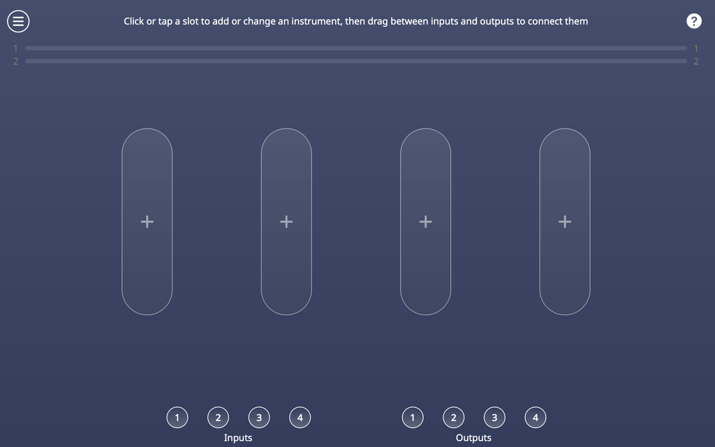 Multi-instrument Mode empty slots