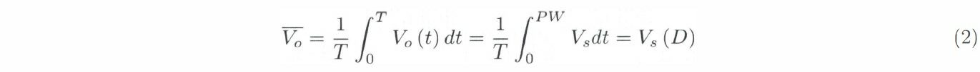 the average voltage across the load will be described by this equation