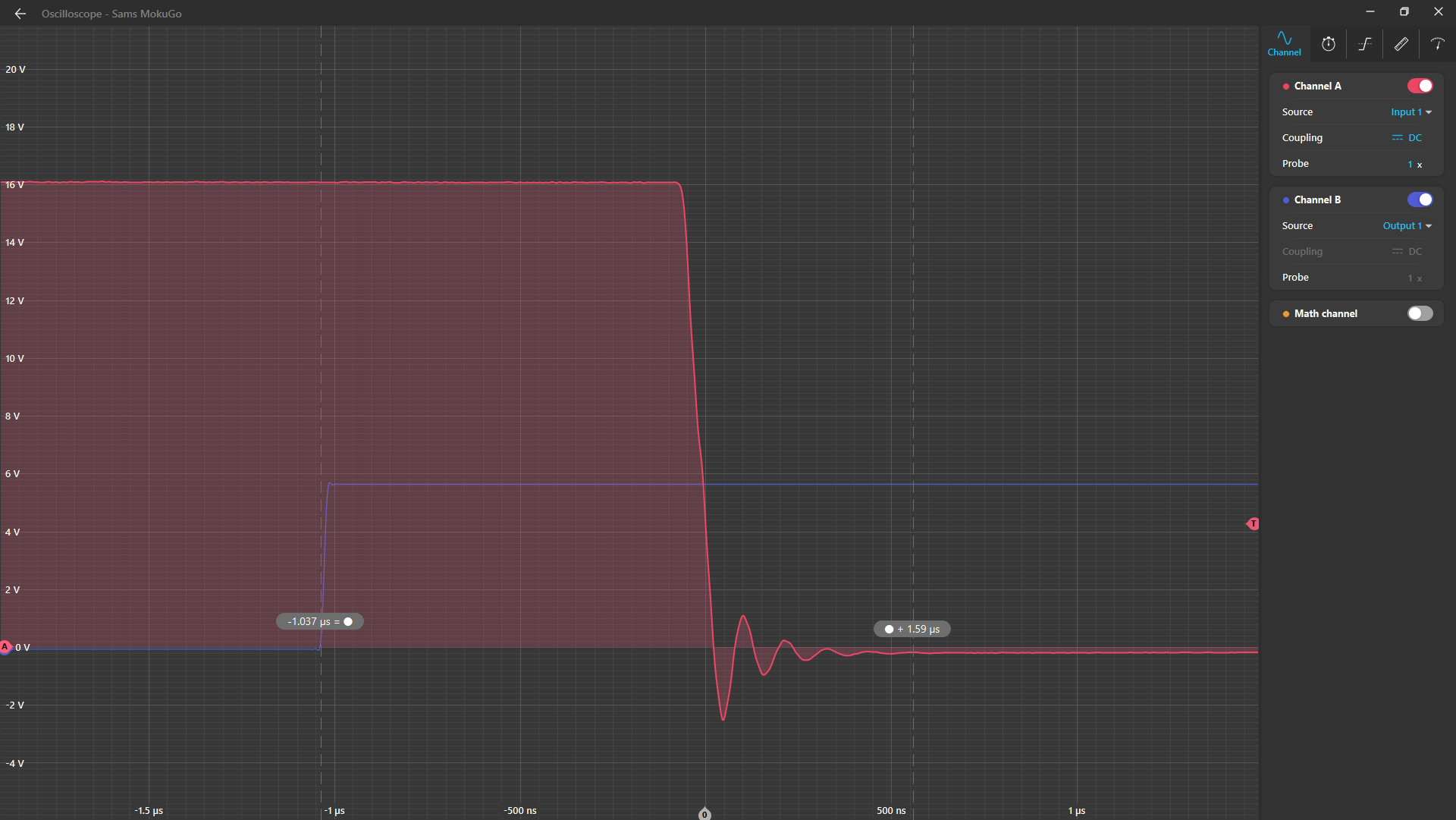 Figure 13: Transition time
