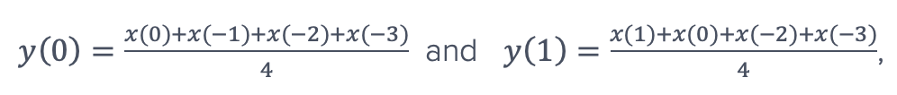 The deep series of adders would also likely require clocked registers to meet reasonable timing performance. We can improve upon this by realizing the following