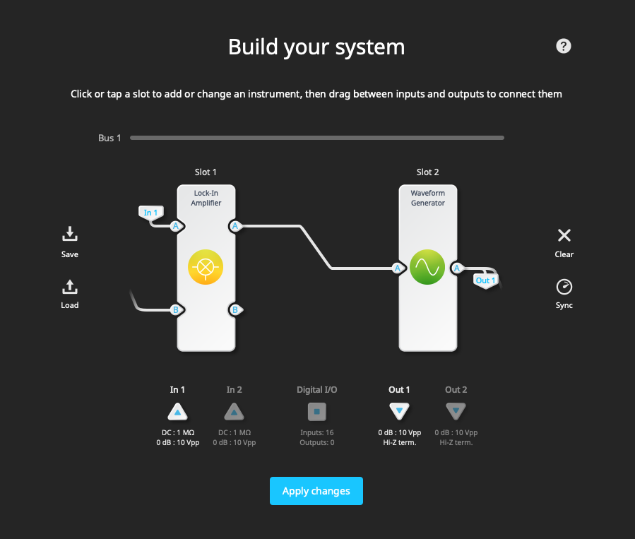 moku:go setup for phase-locked loop, part 2