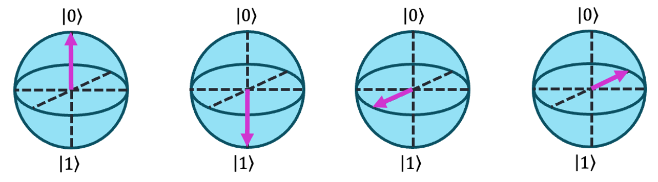 Visualizing and characterizing qubit states in quantum systems
