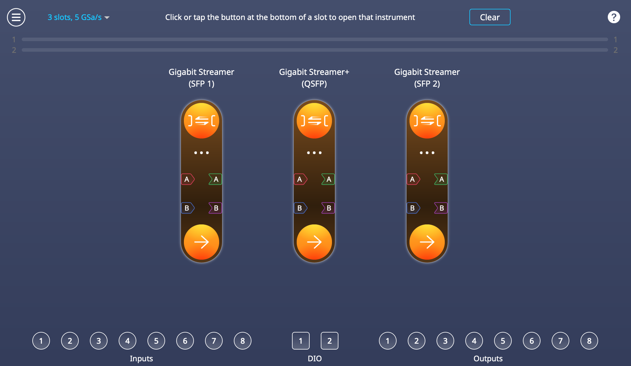 Gigabit Streamer for high-speed data streaming